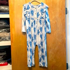 Kate Quinn ruffle long sleeve bamboo  jumpsuit 3T